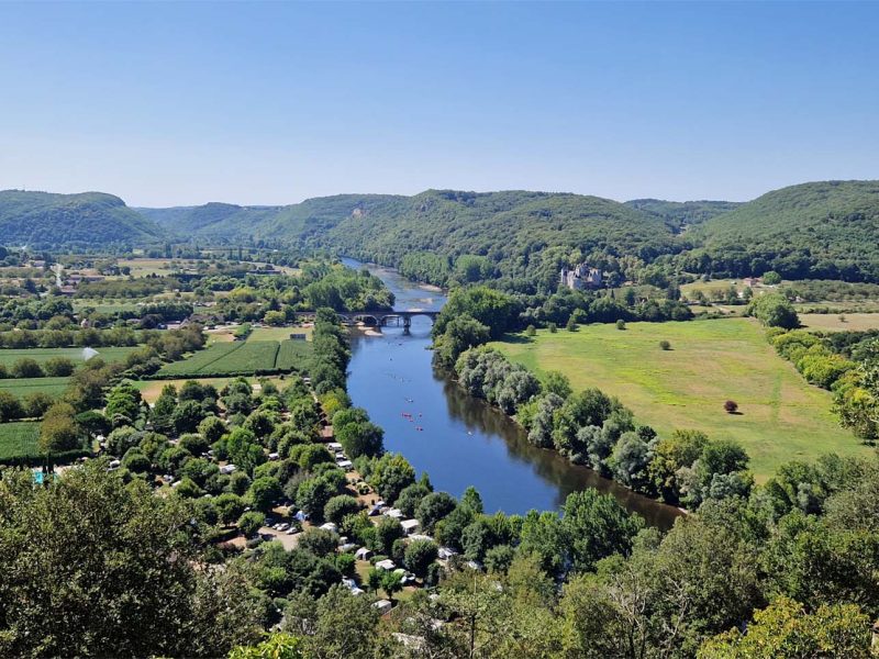 rivier de Dordogne in het landschap EF
